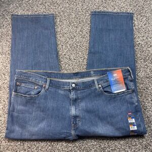 Levi's 541 Athletic Taper Jeans Mens 48x29 Blue Stretch Water<Less Big & Tall